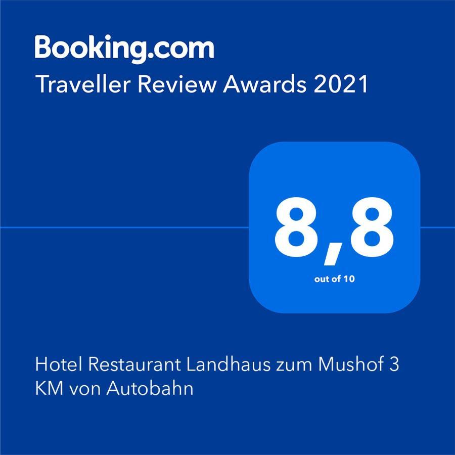 Landhaus Zum Mushof Hotel Wethen ภายนอก รูปภาพ